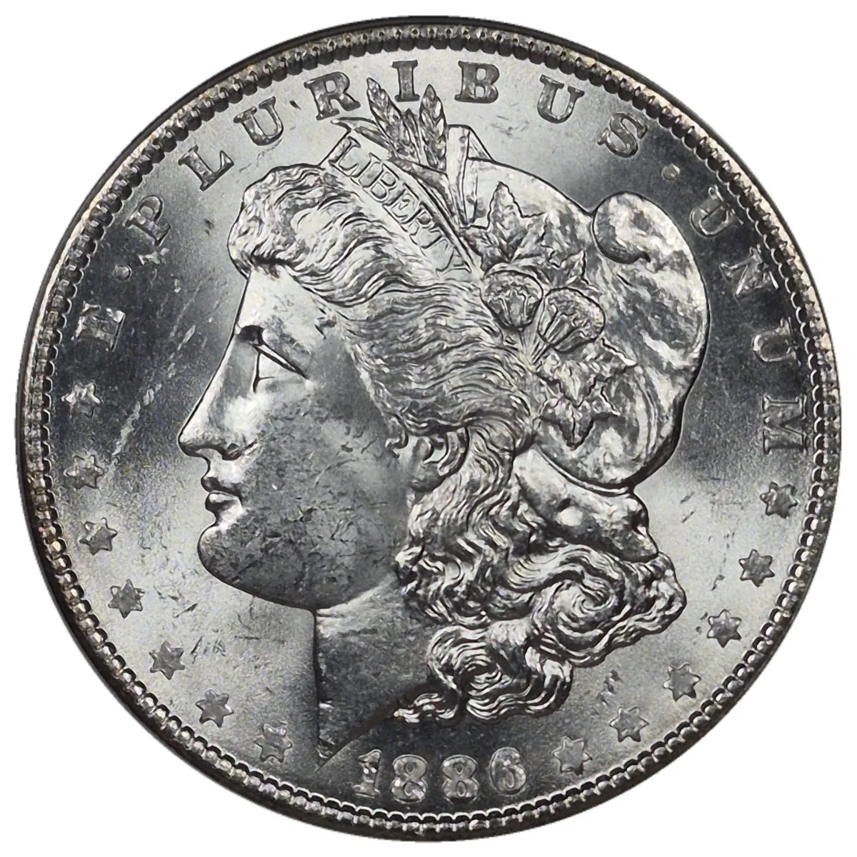 1886-$1-Morgan-Dollar-#39---TPG-25-Of-40